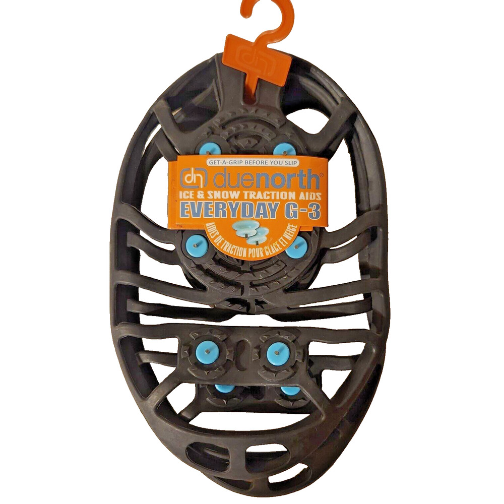 DUENORTH Everyday G3 Ice & Snow Spikes Traction Aids (Pair) L/XL Shoe Grips